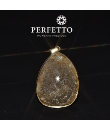 UNIQUE RUTILATED QUARTZ PENDANT
